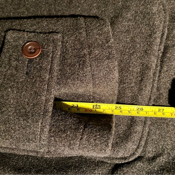 Banana Republic Wool Duffle Coat medium mens - Picture 14 of 14